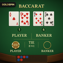 GoldSpin - Baccarat Table Game - Staliniai Žaidimai